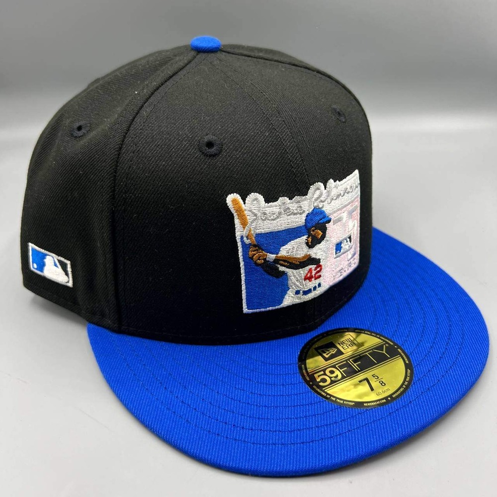 Brooklyn Dodgers Hat Men 7 5/8 Jackie Robinson 59Fifty New Era MLB Fitted Cap